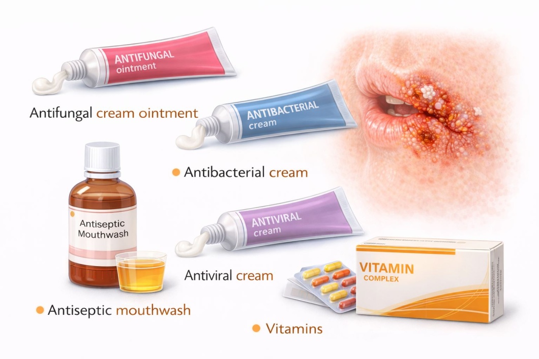Лекарственные препараты для лечения заед
